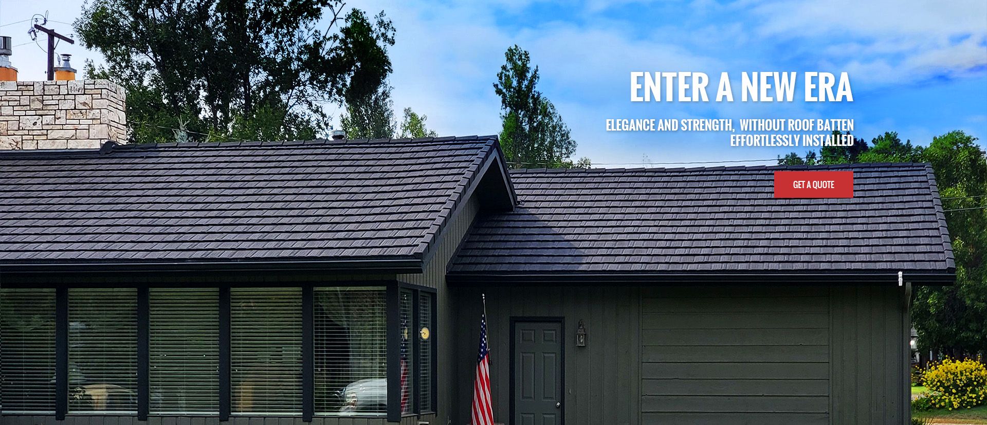 ELEGANCE AND STRENGTH, WITHOUT ROOF BATIEN EFFORTLESSLY INSTALLED